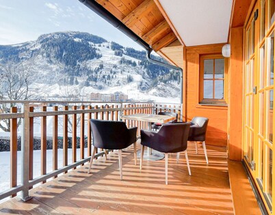 Modern Mountain Apart 5 - on skiing slope