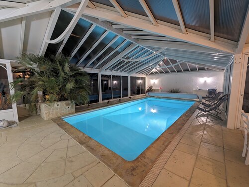 Les plaisirs du bassin, d'Andernos et d'une piscine privée dans votre véranda