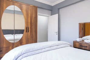 1 habitación, camas Select Comfort, escritorio y insonorización