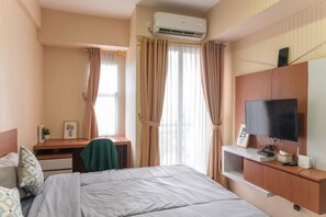 Habitación estándar, vistas a la ciudad | 1 dormitorio, wifi gratis, ropa de cama