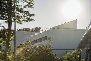 Fassade der Unterkunft