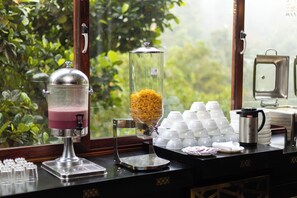 Gratis morgenmadsbuffet hver dag