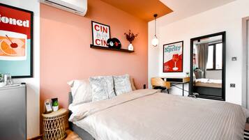 1 Schlafzimmer, Schreibtisch, Bügeleisen/Bügelbrett, kostenloses WLAN