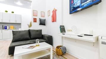 Smart-tv en een kantoor