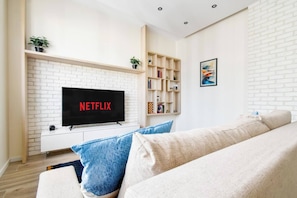 TV, books, offices