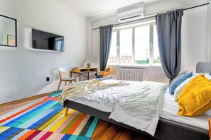 1 Schlafzimmer, Bügeleisen/Bügelbrett, kostenloses WLAN, Bettwäsche