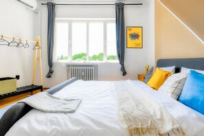 1 Schlafzimmer, Bügeleisen/Bügelbrett, kostenloses WLAN, Bettwäsche