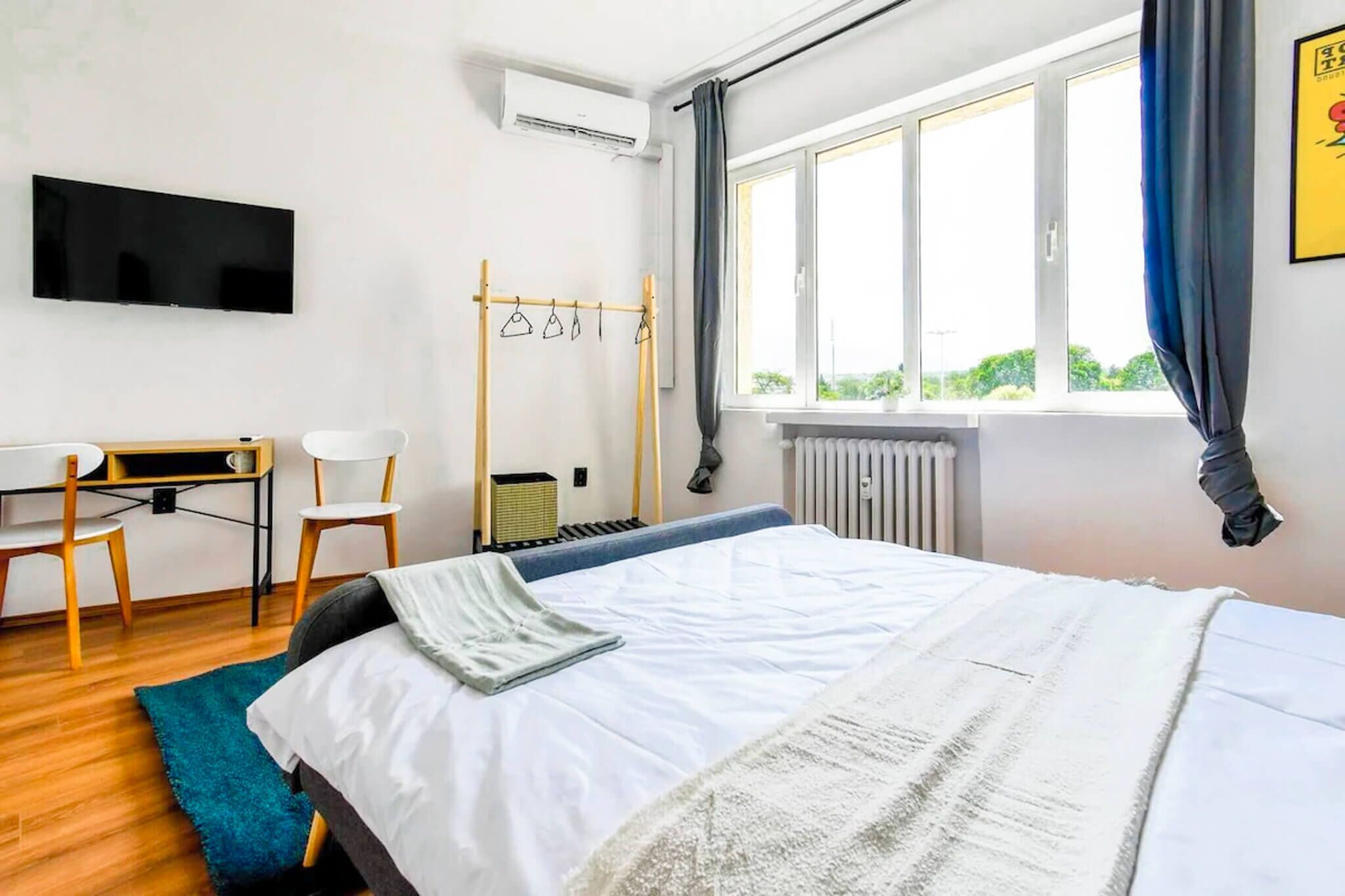 1 間睡房、熨斗/熨衫板、免費 Wi-Fi、床單