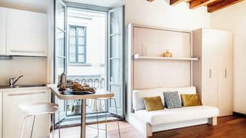 Apartemen | 1 kamar tidur, seprai premium, dan selimut bulu angsa