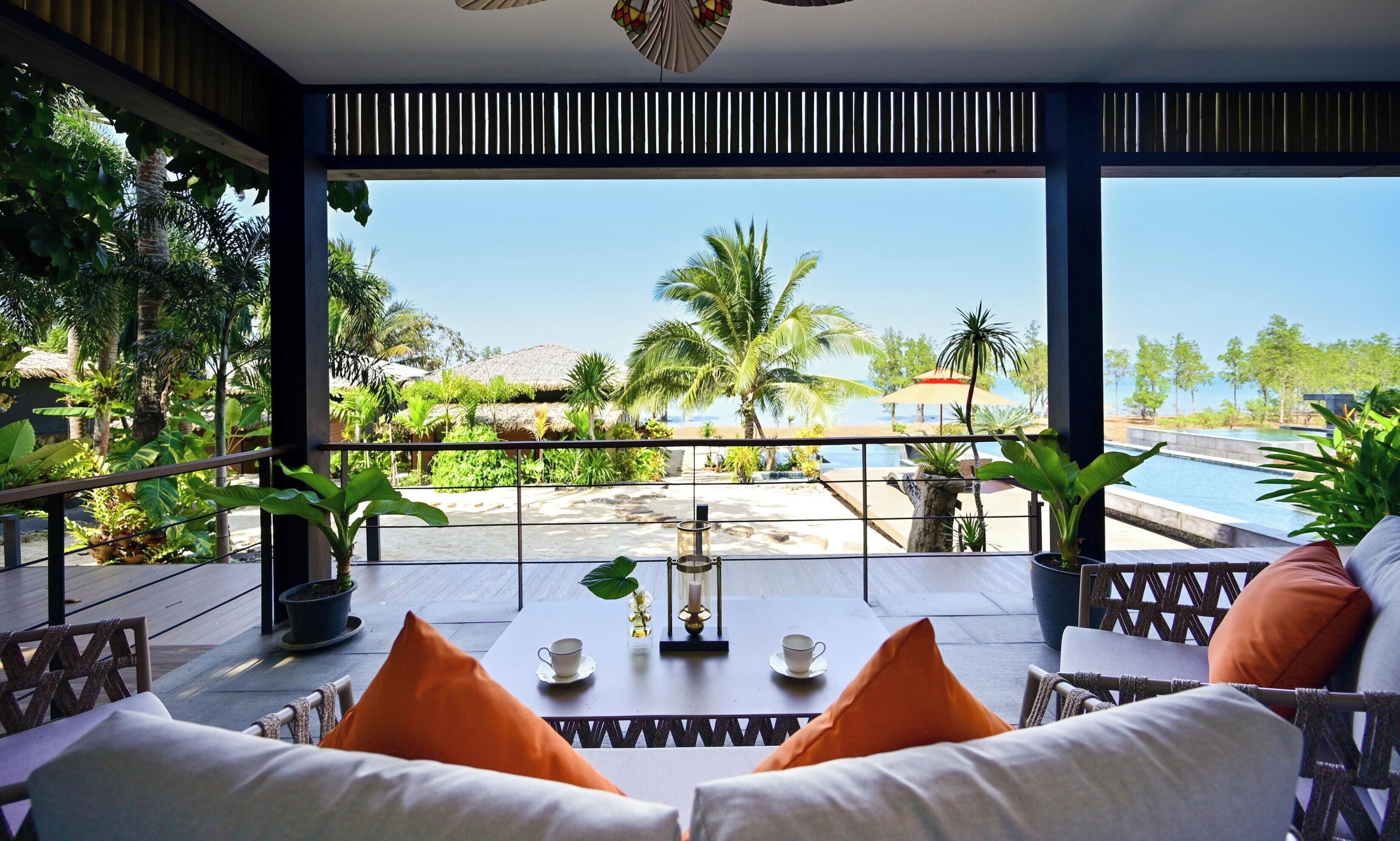 Serenity Sunset Room, Terrace, Partial Sea View | Terrasse/patio