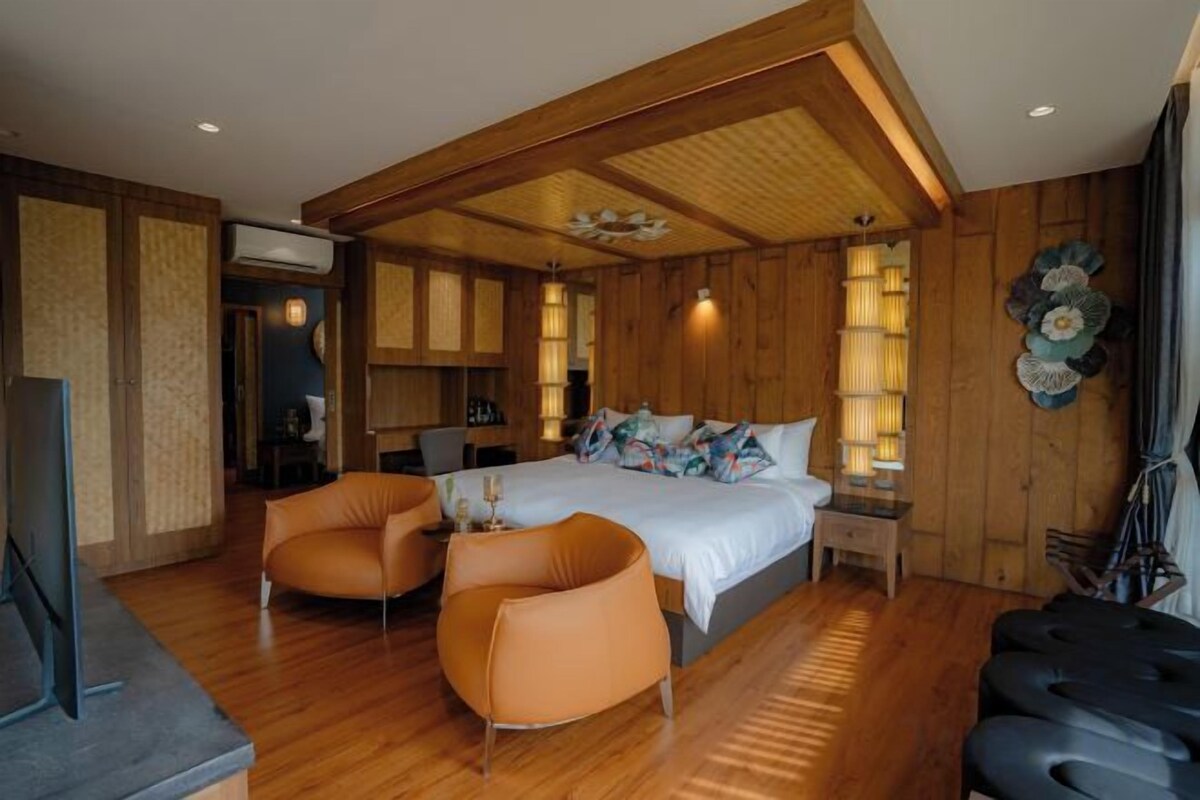 Ropa de cama de alta calidad, colchones con acolchado adicional, minibar