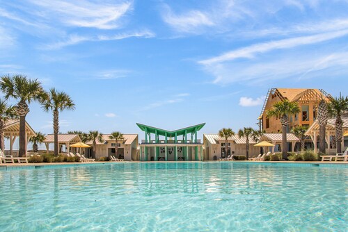 Resort Pools, Golf Cart Boardwalk to the Beach
