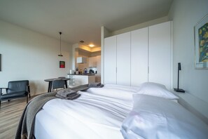Ropa de cama de alta calidad, wifi gratis y ropa de cama 