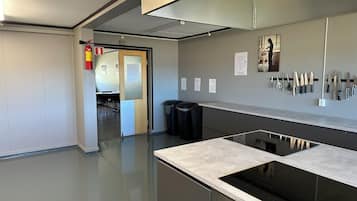 Shared fridge, microwave