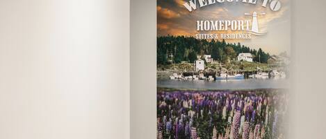 Laptop workspace, free WiFi