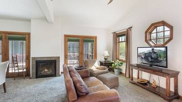 TV connectée, cheminée