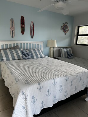 4 dormitorios, cuna de viaje, wifi gratis y ropa de cama