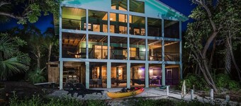 Private Beach Access Steps Away,  Pool, Outdoor Bar, 2 Golf Carts, 360 Views.
