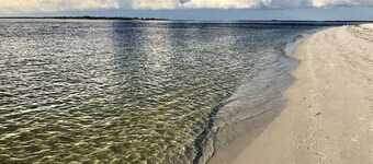 Private Beach Access Steps Away,  Pool, Outdoor Bar, 2 Golf Carts, 360 Views.