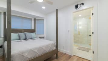 4 slaapkamers, een strijkplank/strijkijzer, gratis wifi, beddengoed