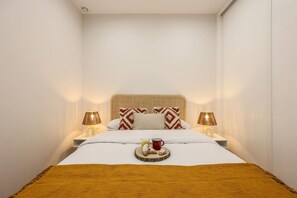 1 غرفة نوم ومكتب ومكواة/لوح كي وواي فاي