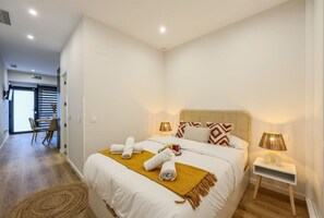 1 soveværelse, skrivebord, strygejern/strygebræt, Wi-Fi