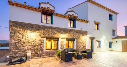 Luxe Mediterranean Masia BBQ Pool Chillout