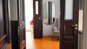 Panoramic Duplex, Partial Sea View | Living area | 50-inch LED TV with satellite channels