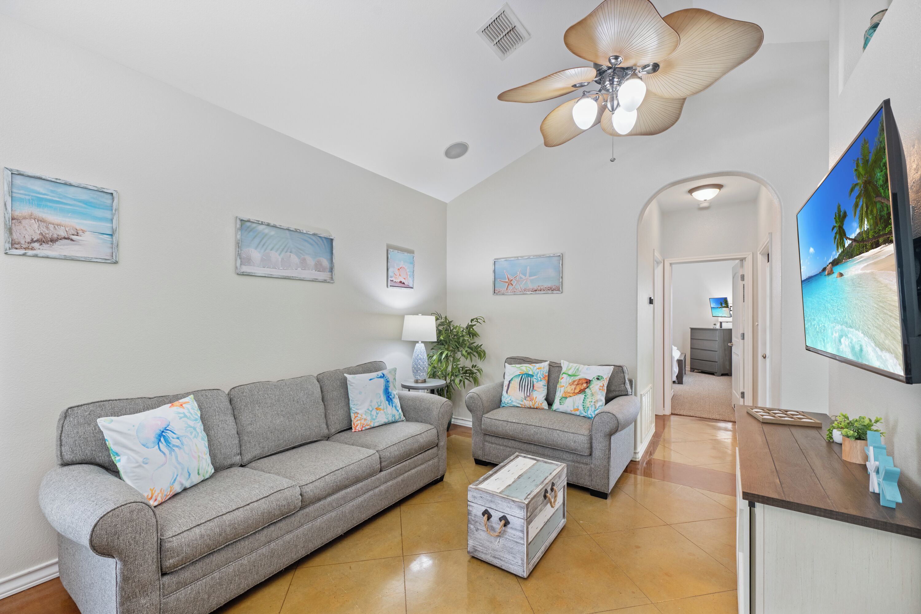 Family Cabana | Private Pool, Covered Patio & Beach Nearby - Texas