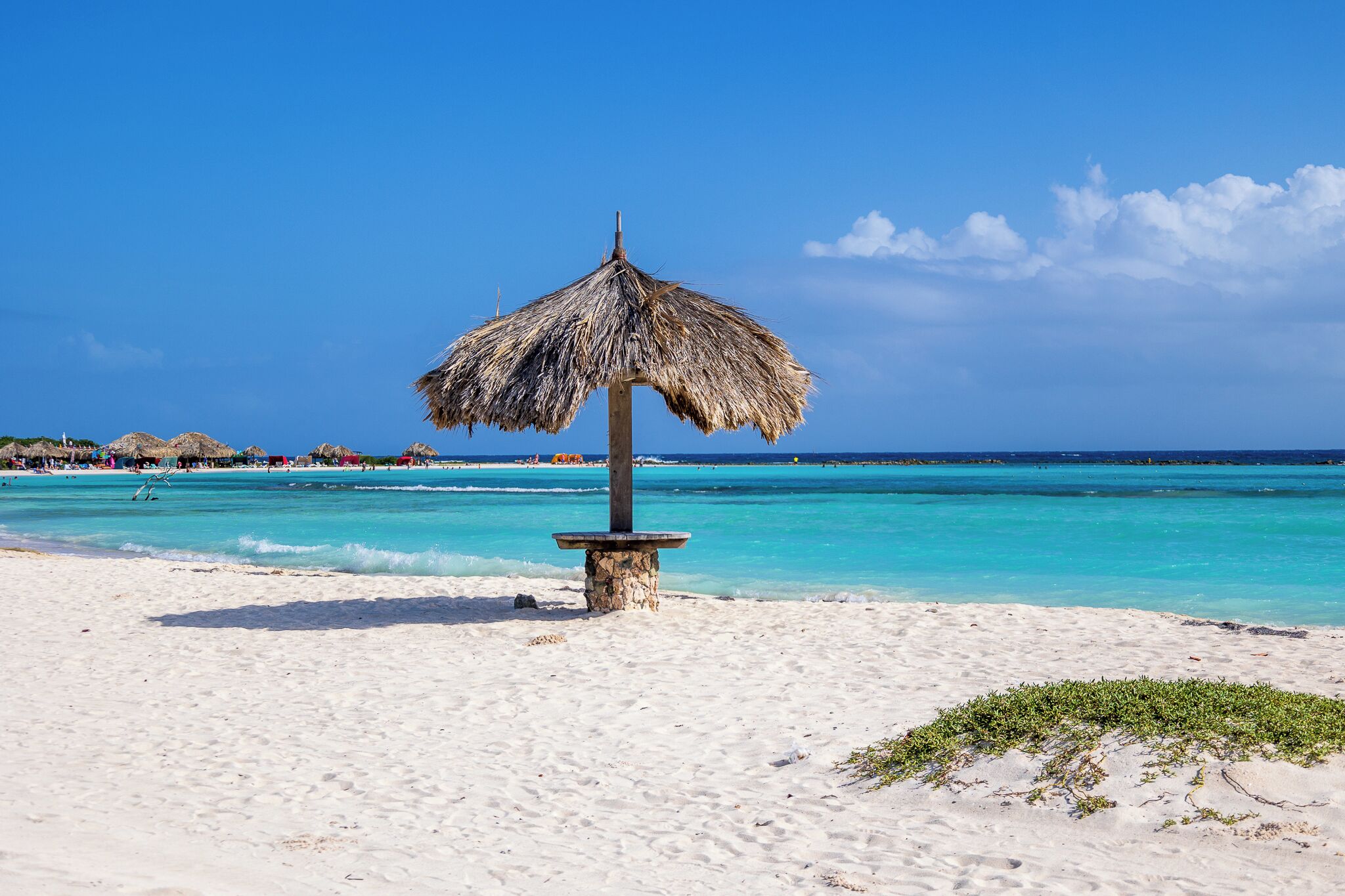 Sun-loungers, beach towels