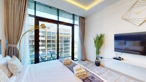 Apartamento, 1 habitación, balcón | 9 dormitorios y ropa de cama