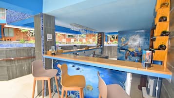Poolside bar
