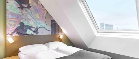 Doppelzimmer (French bed) | Schreibtisch, Verdunkelungsvorhänge, schallisolierte Zimmer