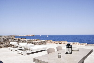 Cave Suite Paros, 65sq.m | Private pool & Panoramic sea view | "endless blue"