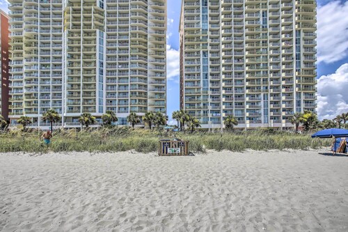 Walk to Beach: North Myrtle Beach Resort Apt!