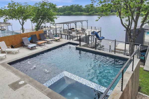 Heated Pool With Lake LBJ Views