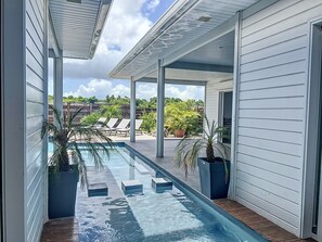 Design Villa, 4 Bedrooms, Kitchen, Poolside | Terrace/patio - Nakolodge 4 chambres - piscine / balneo / jardin privatifs  (Sainte-Anne)