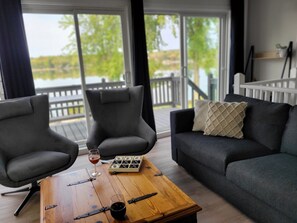 TV connectée, cheminée