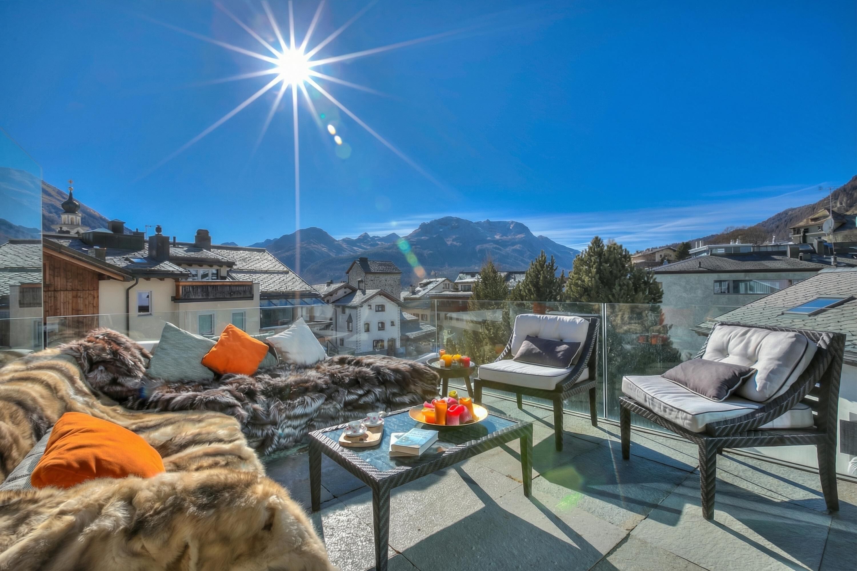 Family Villa, Multiple Bedrooms (Boutique Chalet Moritz) | Terrace/patio