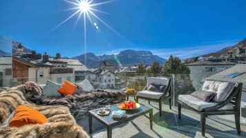 Family Villa, Multiple Bedrooms (Boutique Chalet Moritz) | Terrace/patio