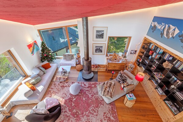 Familienvilla, Mehrere Schlafzimmer (Maison Montagne) | Wohnbereich