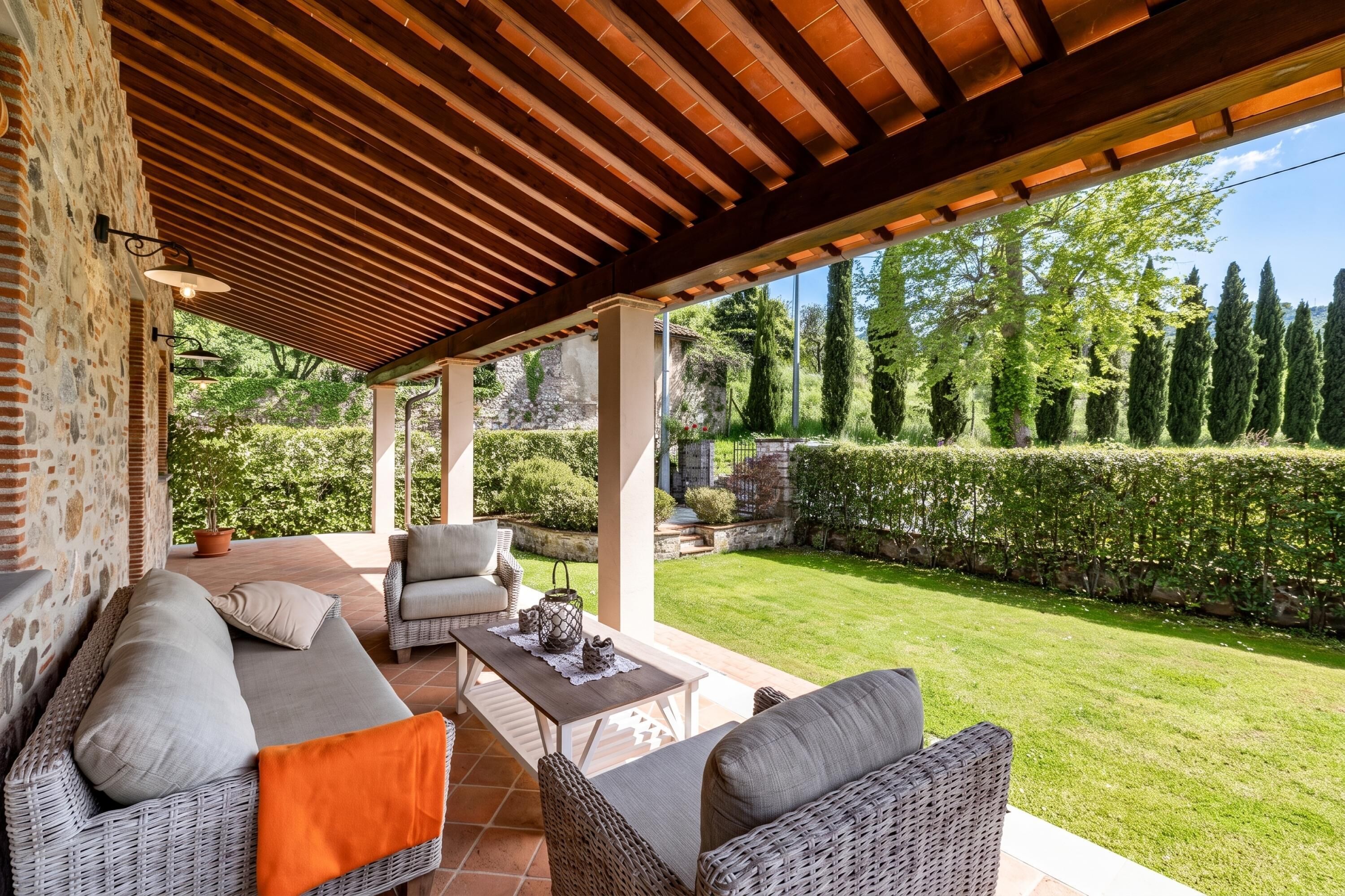 Family Villa, 4 Bedrooms, Microwave, Mountainside (Villa Vittoriano - Tuscan Villa for 7) | Terrace/patio