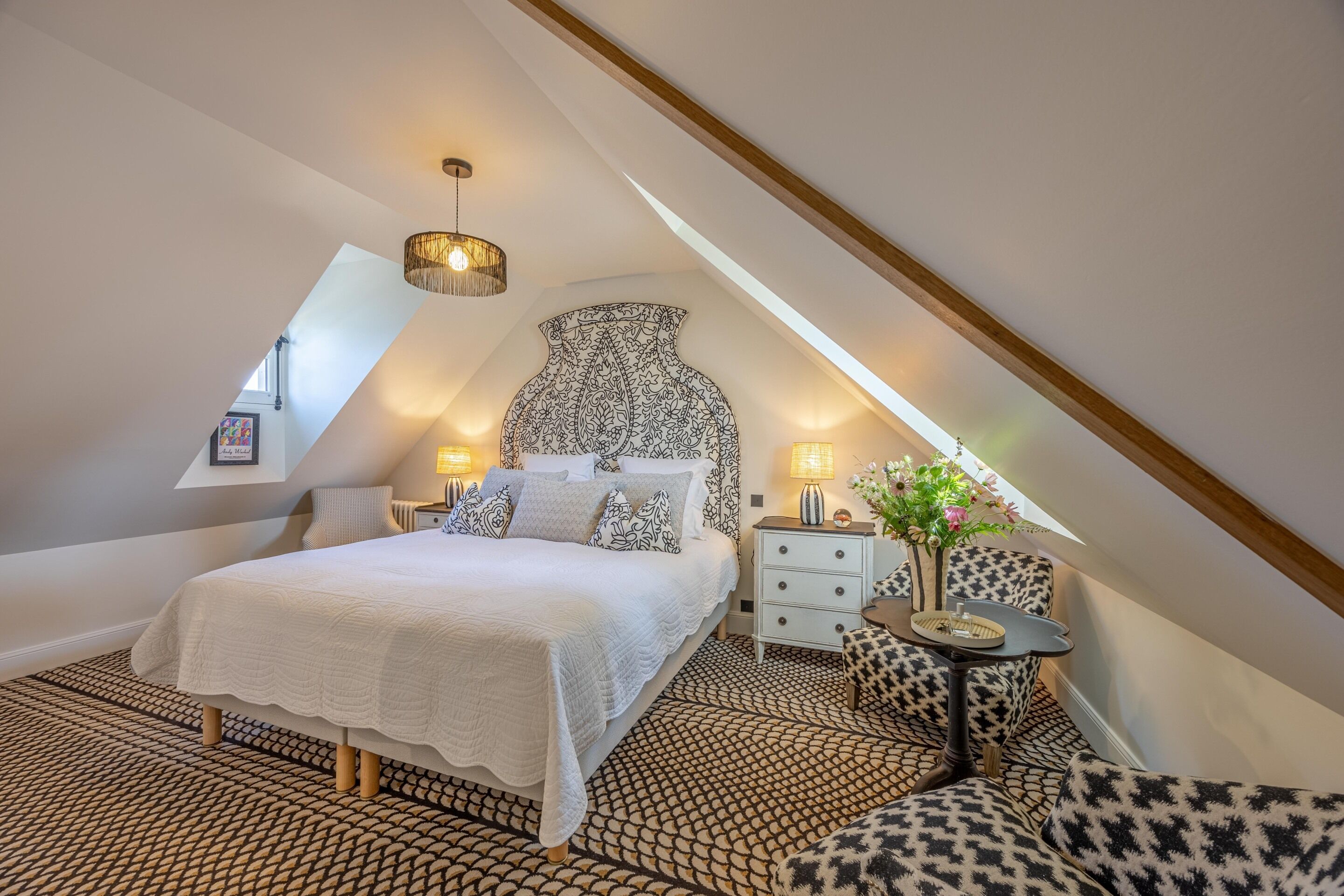 Deluxe-Doppel- oder -Zweibettzimmer, mit Bad, Gartenblick ("Elisabeth") | Hochwertige Bettwaren, Select-Comfort-Betten, Zimmersafe