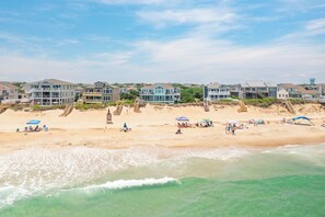 Beach - Beautiful oceanfront home in Duck with gorgeous views! (Duck)