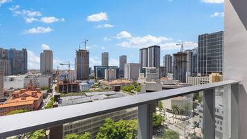 Deluxe Condo, Balcony, City View | Balcony view