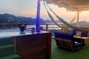 Pool - Private house with swimming pool, jacuzzi and ocean view in Taganga (Santa Marta)