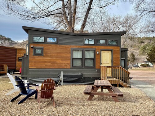 The Salida – Explore the Rockies from This Cozy Riverside Tiny House