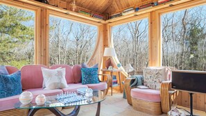 Smart TV, stereo - Mid-Century Architectural Masterpiece Designed by Andrew Geller Featured in... (East Hampton)