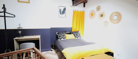 1 bedroom, desk, iron/ironing board, free WiFi