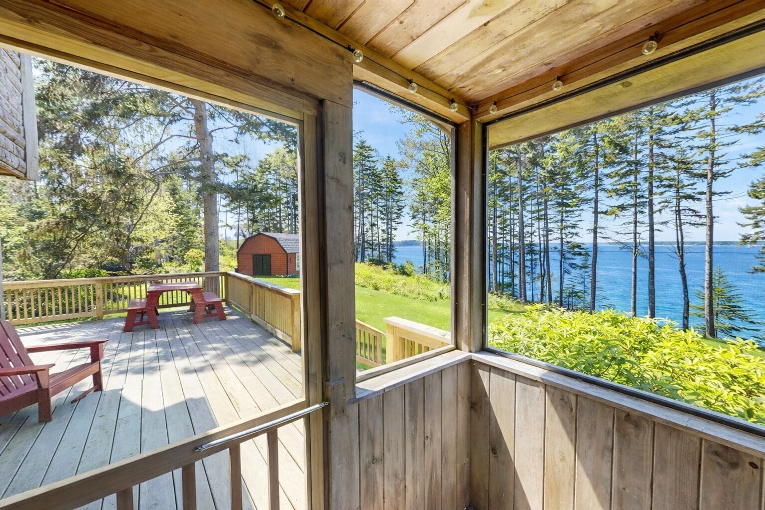 Outside views from the screened in porch.